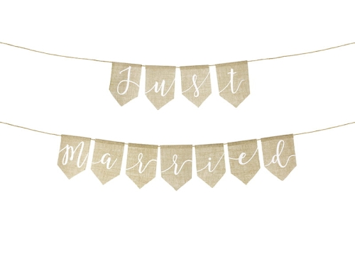 BANER JUST MARRIED BRĄZOWY 1,8m
