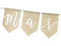 BANER JUST MARRIED BRĄZOWY 1,8m