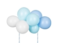KARTECZKA NA PIKU TOPPER BALONY NIEBIESKA 29cm