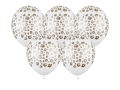 BALONY BIAŁE CĘTKI 30cm 5szt