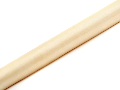 ORGANZA GŁADKA KREMOWA 0,36x9m