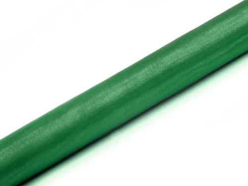 ORGANZA GŁADKA ZIELONA 0,36x9m