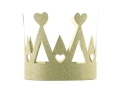 KORONA SERDUSZKA BROKATOWA ZŁOTA