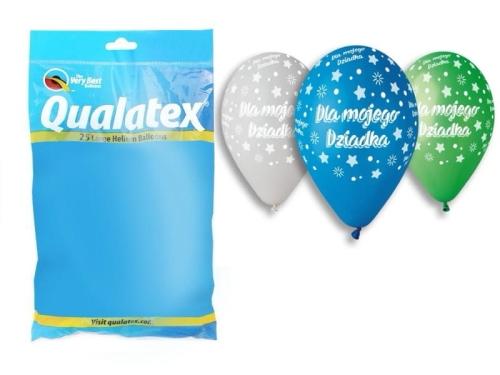 BALONY DLA MOJEGO DZIADKA MIX 33cm 50szt