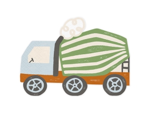 SERWETKI PAPIEROWE BETONIARKA 20szt