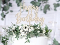 TOPPER DREWNIANY HAPPY BIRTHDAY 16,5cm