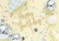 TOPPER DREWNIANY HAPPY BIRTHDAY 16,5cm