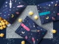 TOREBKI NA SŁODYCZE KOSMOS 6szt