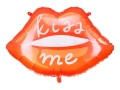BALON FOLIOWY USTA KISS ME CZERWONY 34'' 86,5cm