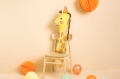 BALON FOLIOWY CYFRA 1 ŻYRAFA ŻÓŁTY 35'' 90cm