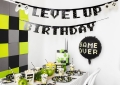 BALON GAME OVER CZARNY 18'' 45cm
