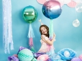 BALON KULA OMBRE FIOLETOWO-NIEBIESKA 14'' 35cm