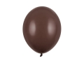 BALONY CIEMNOBRĄZOWE PASTEL 30cm 10szt