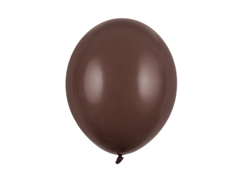 BALONY CIEMNOBRĄZOWE PASTEL 30cm 10szt