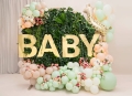 BALONY BLADOZIELONE PASTEL 30cm 10szt