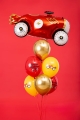 BALONY HAPPY BIRTHDAY AUTO MIX 6szt