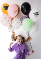 BALONY KOT HOCUS POCUS MIX 30cm 6szt