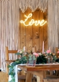 LAMPKA NEONOWA LED LOVE BIAŁY 61cm