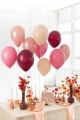 BALONY BORDOWE 30cm 10szt