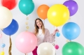 BALON POMARAŃCZOWY PASTEL GIGANT 60cm 1szt