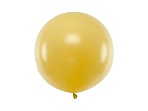 BALON ZŁOTY PASTEL GIGANT 60cm 1szt