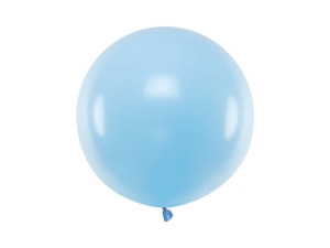BALON BŁĘKITNY PASTEL GIGANT 60cm 1szt