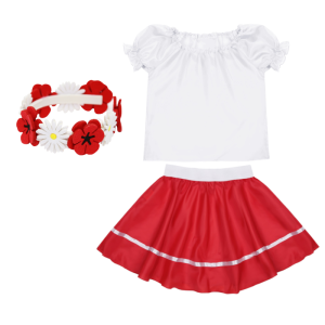 ZESTAW NARODOWY BIAŁO-CZERWONY 98-110 3el