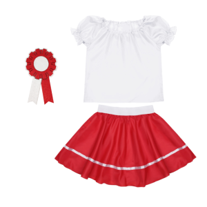 ZESTAW NARODOWY BIAŁO-CZERWONY 98-110 3el