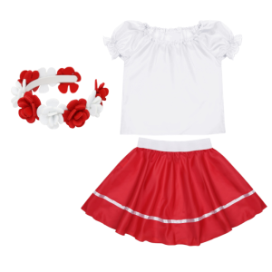 ZESTAW NARODOWY BIAŁO-CZERWONY 98-110 3el