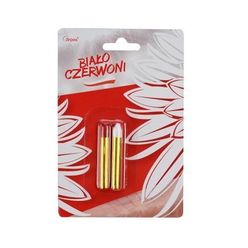 KREDKI DO MALOWANIA TWARZY BIAŁO-CZERWONE 2szt