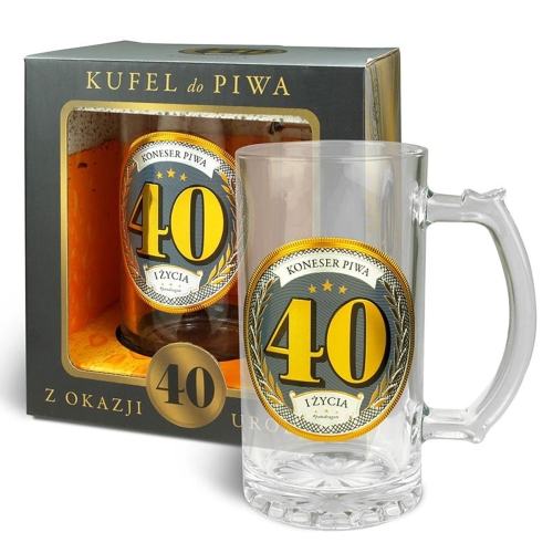 KUFEL 40 URODZINY KONESER PIWA 500ml