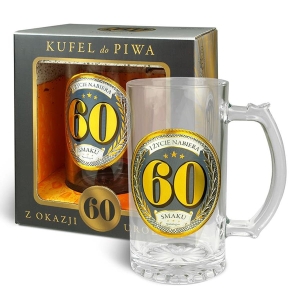 KUFEL 60 URODZINY ŻYCIE NABIERA SMAKU 500ml