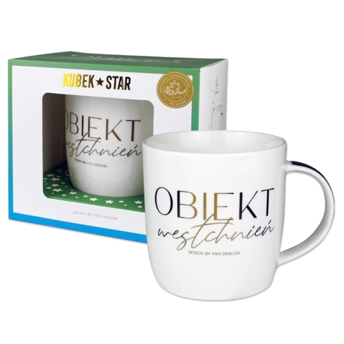 KUBEK OBIEKT WESTCHNIEŃ BIAŁY 350ml
