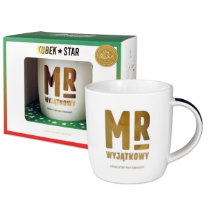 KUBEK MR WYJĄTKOWY BIAŁY 350ml