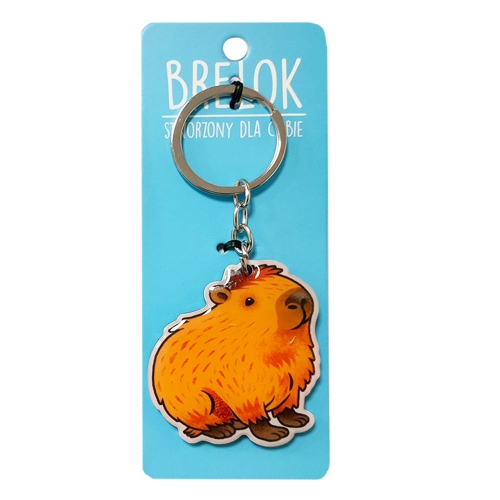 BRELOK KAPIBARA BRĄZOWA