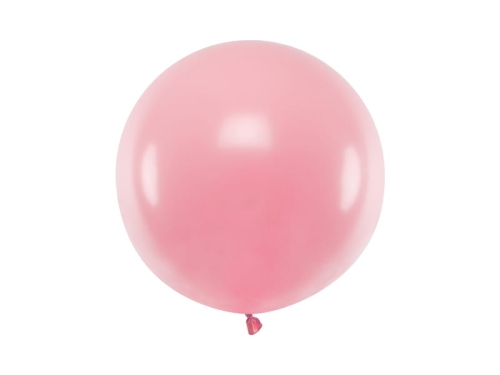 BALON RÓŻOWY PASTEL GIGANT 60cm 1szt