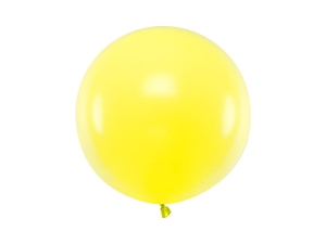 BALON ŻÓŁTY PASTEL GIGANT 60cm 1szt