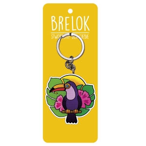 BRELOK PTAK TUKAN LISTKI