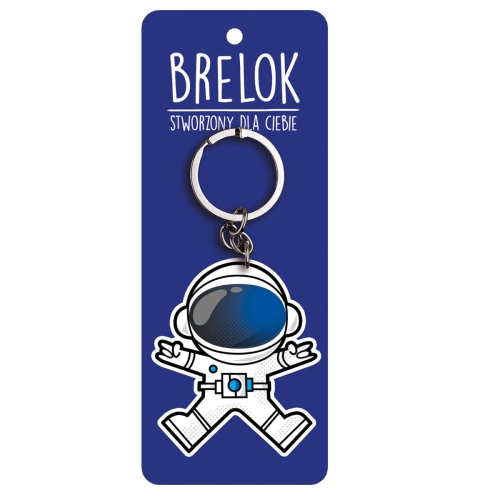 BRELOK ASTRONAUTA BIAŁY