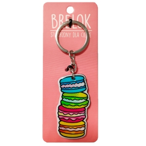 BRELOK MAKARONIKI KOLOROWY