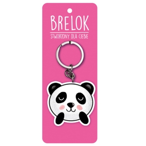 BRELOK PANDA BIAŁO-CZARNY
