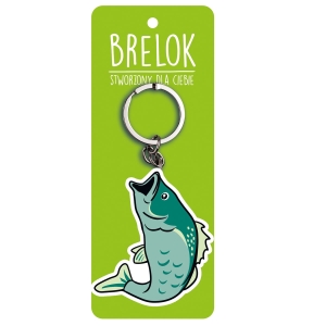 BRELOK RYBA ZIELONY