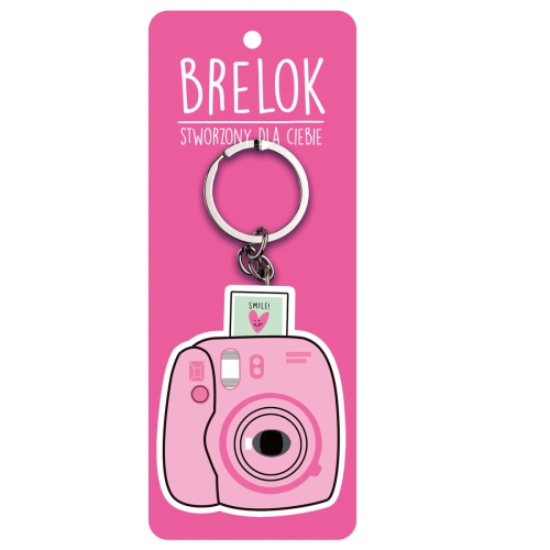 BRELOK APARAT INSTAX POLAROID RÓŻOWY