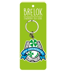 BRELOK PODKOWA KONICZYNKI NA SZCZĘŚCIE