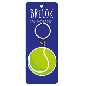 BRELOK PIŁKA TENISOWA JASNOZIELONA