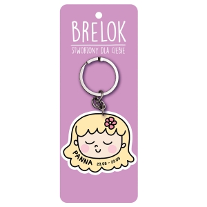 BRELOK ZNAK ZODIAKU PANNA