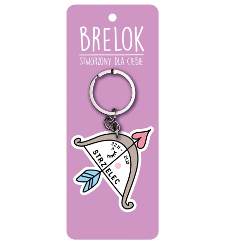 BRELOK ZNAK ZODIAKU STRZELEC