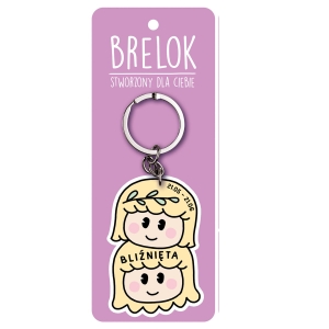 BRELOK ZNAK ZODIAKU BLIŹNIĘTA