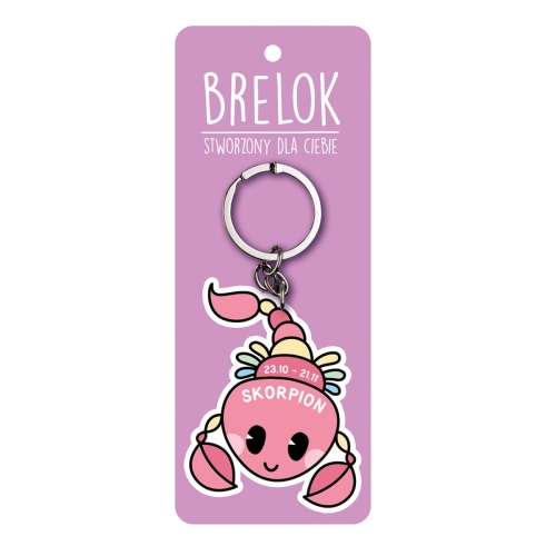 BRELOK ZNAK ZODIAKU SKORPION