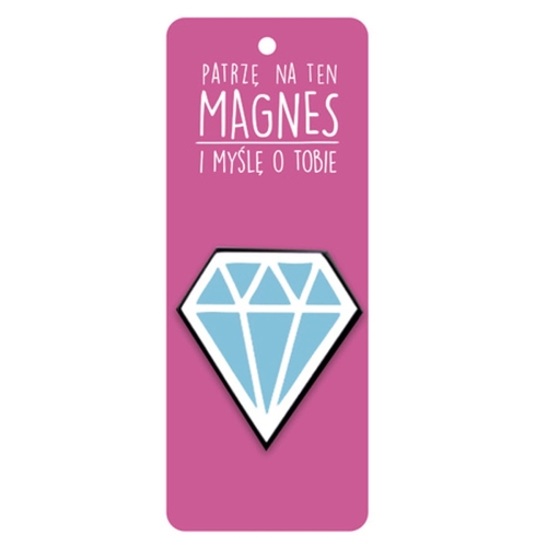 MAGNES DIAMENT BŁĘKITNY